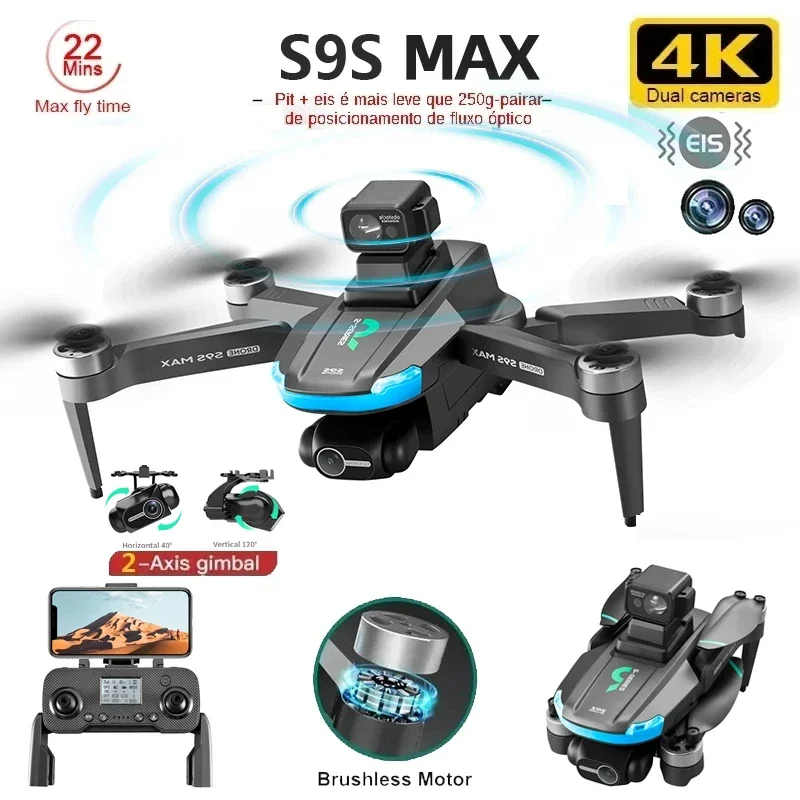 NEW S9S MAX MINI Drone 4K 2-Ax - Drone Mapping recension och pris