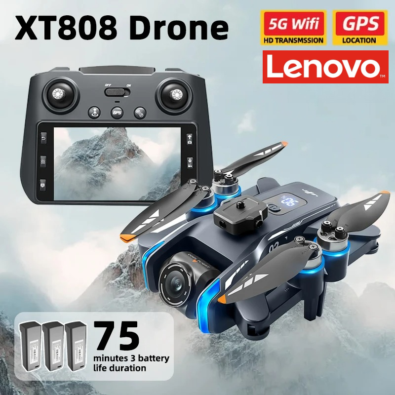 Lenovo XT808 Pro MAX Drone 4K  - Drone Surveying recension och pris